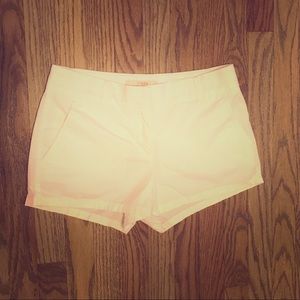 J Crew Factory cotton chino 3 inch inseam shorts